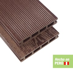 GENERICO - PISO DECK WPC Marr Osc -14.2cm x 2.5cm x 3m para 2.175 m2 (Paq x 5 un)