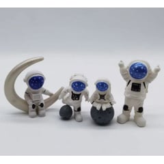 GENERICO - Accesorios Kawaii Astronautas de plastico para decoracion