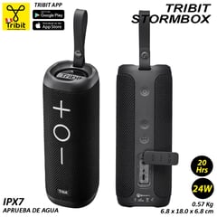 TRIBIT - StormBox 24W reales - Altavoz Bluetooth