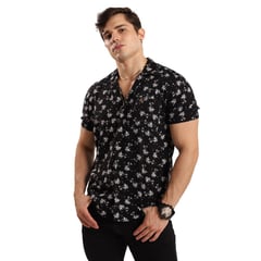 TROPIKL - Camisa Hawaiana Hombre Festival Slim Fit