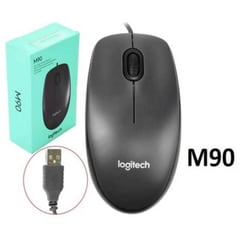 LOGITECH - Mouse M90 entrada USB con cable