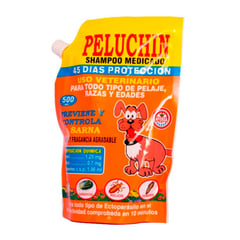 PETS AND FRIENDS - Shampoo PELUCHIN SACHETON para perros antipulgas garrapas