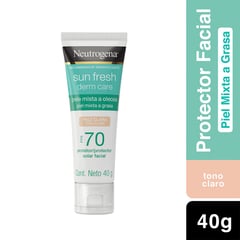 NEUTROGENA - Protector Sun Fresh Piel Clara Fps 70 40Grs