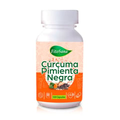 FITOSANA - Cúrcuma con Pimienta Negra - Antiinflamatorio Natural - 100 Cápsulas