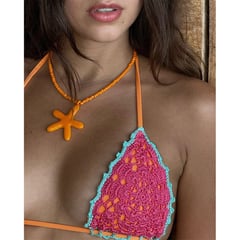 SALARENA - Bikini triangulo tejido Tropicana