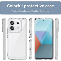 SPACE - Case Para Xiaomi Note 13 Pro 5G - Transparente