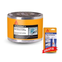 SIKA - Cinta para sellado de uniones Multiseal S aluminio 10cm x 10m