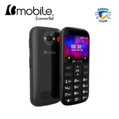 BMOBILE - Teléfono Movil BS30 3G Single SIM - Senior Phone - Color Negro