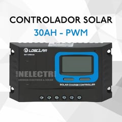 GENERICO - CONTROLADOR SOLAR 30AH - PWM