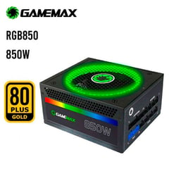 GAMEMAX - FUENTE DE PODER RGB-850W MODULAR 80PLUS GOLD