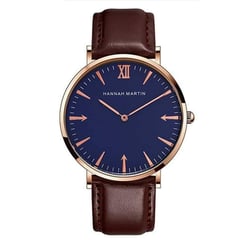 HANNAH MARTIN - Reloj Color Azul - Marron