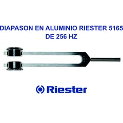 RIESTER - DIAPASON DE ALUMINIO DE 256 HZ CODIGO 5165