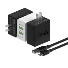 VEX - Cargador doble puerto USB incluye 1 cable Micro USB