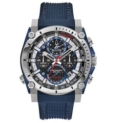 BULOVA - PRECISIONIST 98B315 AZUL CRONOGRAFO