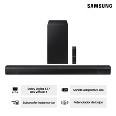 SAMSUNG - Soundbar Bluetooth 410W 2.1 CH HW-B550/PE