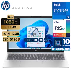 Laptop 15-Fd0006La Intel Core i7-1355 13va Gen 156FHD Ram 12Gb SSD 512Gb FreeDos