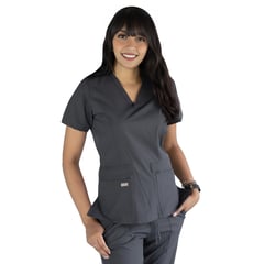 TWELVE - - conjunto scrub Chloe - Plomo oscuro