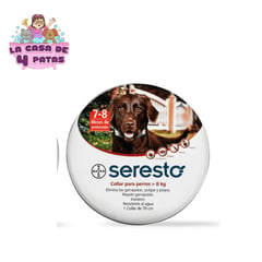 GENERICO - Collar Seresto Antipulgas para perros 8 kg a más