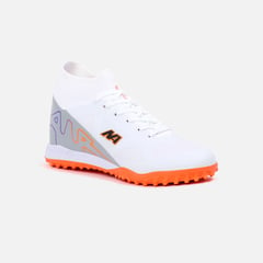 NEW ATHLETIC - ZAPATILLAS FOOTBALL SLABS69 BLANCO CON NARANJA PARA NIÑO