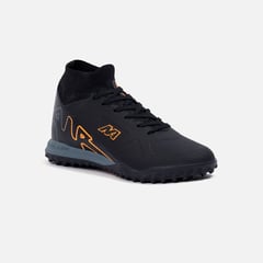 NEW ATHLETIC - ZAPATILLAS FOOTBALL SLABS69 NEGRO CON NARANJA PARA NIÑO