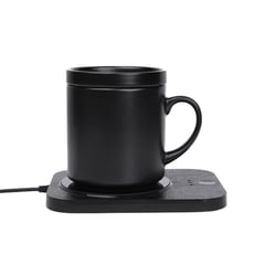 S&T - Taza de ceramica calefaccion termostatica cable USB P-Laptop - Negro
