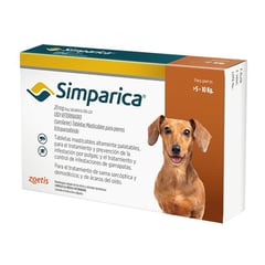 ZOETIS - SIMPARICA 20 MG X 1 TAB - PERROS DE 5 A 10 KG