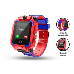 GENERICO - Smartwatch para Niños con Localizador GPS Rojo Azul