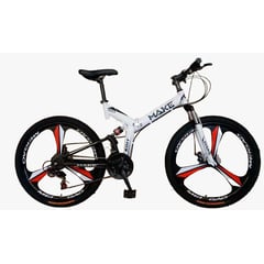 GENERICO - Bicleta Urban City Aro 26’ de 3 Aspas color blanco