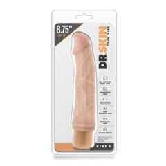 BLUSH - Vibrador Realista Dr. Skin Vibe 6 Dildo Principiantes 21.5 cm Ø 3.8 cm