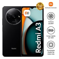 XIAOMI - Celular Redmi A3 67 3GB 64GB 8MP Negro