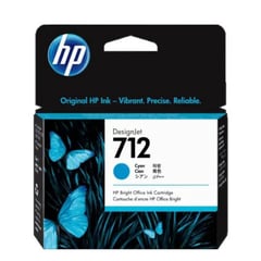 HP - TINTA 712 CYAN 3ED67A 29ML ORIGINAL