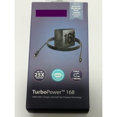 GENERICO - Cargador para Motorola Turbo Power 168W Carga Rapida CAJA