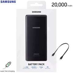 SAMSUNG - Power Bank Samsung Cargador Portatil 20000mah Super Fast Charger PD30