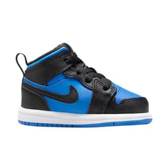 AIR JORDAN - Zapatillas Urbanas Jordan Retro 1 Mid Negro Azul Infante