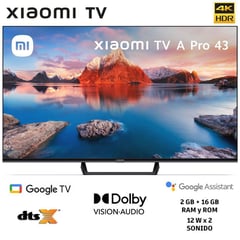 XIAOMI - Televisor 43 A Pro Led 4K