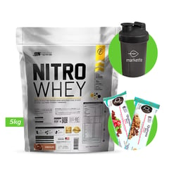 UNIVERSE NUTRITION - NITRO WHEY 5KG PROTEINA UN CHOCOLATE+ REGALOS