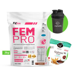 FITFEM - FEM PRO 3KG PROTEINA Chocolate + REGALOS