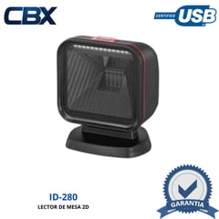 CBX - Lector De Codigo Barra negro Id-280 2D Omnidireccional Usb