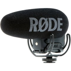 RODE - VideoMic Pro+ Micrófono Tipo Cañón Para Montaje Cámara - Negro