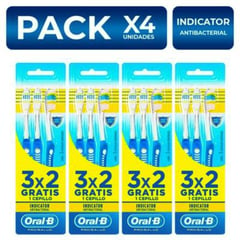 ORAL B - PackX4 Cepillo Dental Indicator x3 unidades