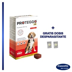 PROTEGGO - Antipulgas para perros 500mg de 10 a 20 kg