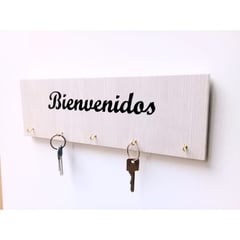 GENERICO - Porta llave hecho a mano bienvenido