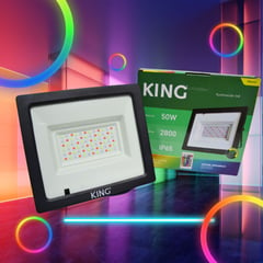 KING - REFLECTOR LED RGB 50W