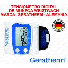 GENERICO - TENSIOMETRO DIGITAL DE MUÑECA GERATHERM - ALEMANIA