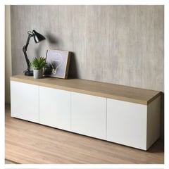 GENERICO - Mueble para Tv Minimal Color Blanco