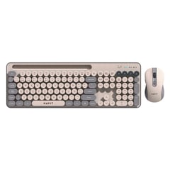 HAVIT - KIT TECLADO Y MOUSE INALAMBRICO KB832GCM GRIS