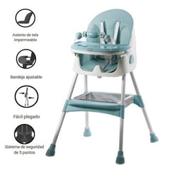 EBABY - Silla de Comer LULU VINTAGE Original Verde