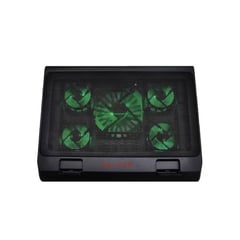 XBLADE - Cooler P/Notebook Glacius 17" 5 Fan Usb Green Light Black