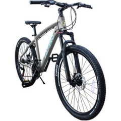 ZAFIRO - Bicicleta Gris Mate Mtb Rain Aro 26