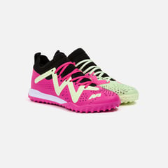 NEW ATHLETIC - ZAPATILLAS FOOTBALL TEENS SLABS60 FUCSIA CON VERDE MENTA PARA NIÑO